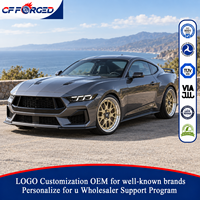 Prix d'usine en gros, 2 pièces, jantes en alliage d'aluminium 5x114.3 19 20 pouces, jantes forgées pour Ford Mustang GT S650 Coupé