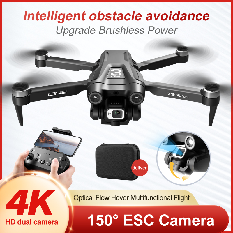 Z908max Drone Upgrade - 4K Camera, Brushless Motors