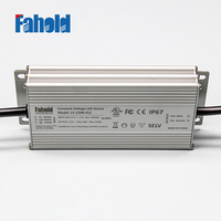 Transformateur LED en aluminium étanche IP68 AC-DC 12V 24V 120W avec garantie de 5 ans pour enseignes et éclairage à bande