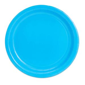 Platos, Vasos y Servilletas Desechables Azules Modernos para 24 Personas, Juego de 72 Piezas para Cumpleaños, Graduación o Picnic - Product Image 3