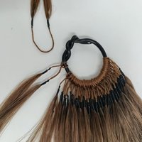 Ekstensi Rambut Bulu Tip Lembut Tanpa Lipat Double No Folding Korea Selatan Populer, Rambut Remy Virgin Micro-link Single Weft Semua Warna di AS