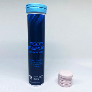 Supplément d'hydratation botanique électrolyte énergie vitamines comprimés effervescents - Product Image 1