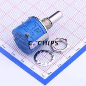 Resistencia Ajustable/Potenciómetro 3540S-1-203L, Componente de Orificio Pasante (THT), Resistencia de 20kOhm, 5%, 2W - Product Image 2