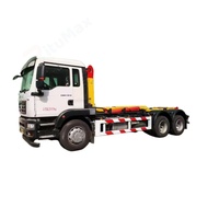 Meilleur prix HOWO Camion benne à bras diesel 6x4 robuste pour l'élimination des déchets miniers et le transport de charges lourdes