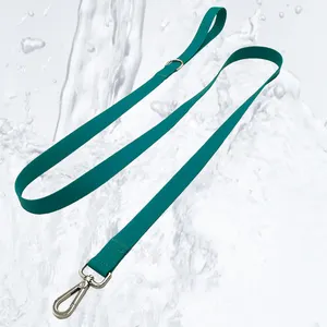Hot sale custom PVC Nylon waterproof slip lead dog collar and leash set luxury