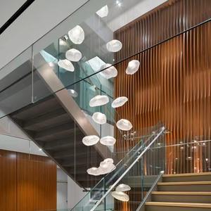 Contemporary Modern Design Hand Blown Glass Cloud LED Pendant Lamp Small Hanging Light Home Decor Room Ceiling Stair <strong>Chandelier</strong> - Product Image 6