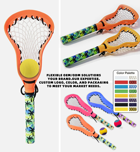 Mini-ensemble <span class=keywords><strong>de</strong></span> crosse <span class=keywords><strong>de</strong></span> lacrosse pour enfants, personnalisable (couleur et logo) pour fêtes au bord <span class=keywords><strong>de</strong></span> la piscine et activités sportives familiales en extérieur - Product Image 4