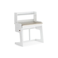Table d'étude ergonomique réglable en hauteur en bois massif Boori B2B avec tiroir de rangement intégré pour enfants, école, maison, bureau