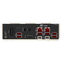 Gigabit TRX50 AI TOP AMD Workstation Motherboard asli, saluran memori ganda 256GB RAM mendukung Integrated terintegrasi