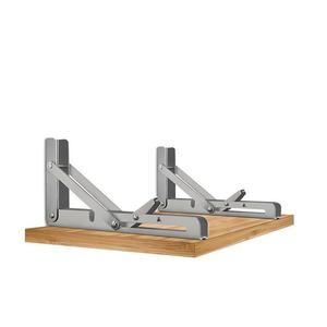 16 Inch Wholesale Furniture Hardware Custom <b>Floating</b> Stainless Steel L Corner <b>Bracket</b> Mounting Folding <b>Shelf</b> Wall <b>Brackets</b> - Product Image 3