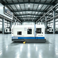 Tour à lit incliné CNC TCK63E fabriqué en Chine, haute rigidité, pour le traitement de pièces automobiles et de moules