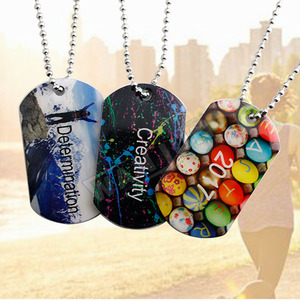 Wholesale <strong>Blank</strong> Metal <strong>Pet</strong> Tags Aluminum Dog Tag,sublimation Dog Tag Necklace - Product Image 6