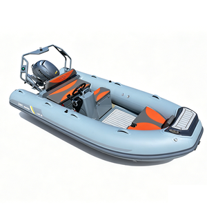 Bateau pneumatique semi-rigide (RIB) personnalisé en aluminium, certifié CE, sûr et idéal pour les loisirs en famille lors d'aventures insulaires - Product Image 6