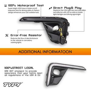 ไฟเดย์ไลท์ LED DRL สำหรับรถยนต์ฮอนด้า บีอาร์วี BRV ปี 2022-2023 พร้อมไฟเลี้ยวแบบไดนามิกสีเหลือง รีเลย์ไฟเดย์ไลท์ ไฟตัดหมอก - Product Image 2