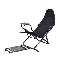 Siège de jeu de course professionnel GY018-3 en acier pour fauteuil roulant, support pliable pour simulateur de course Logitech G920 G29 T150 avec support de levier de vitesses
