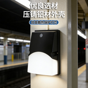 Outdoor Solar Wall Lamp <b>Led</b> <b>Motion</b> <b>Sensor</b> Waterproof Aluminum Alloy Garden Villa Modern Ambient <b>Light</b> - Product Image 1