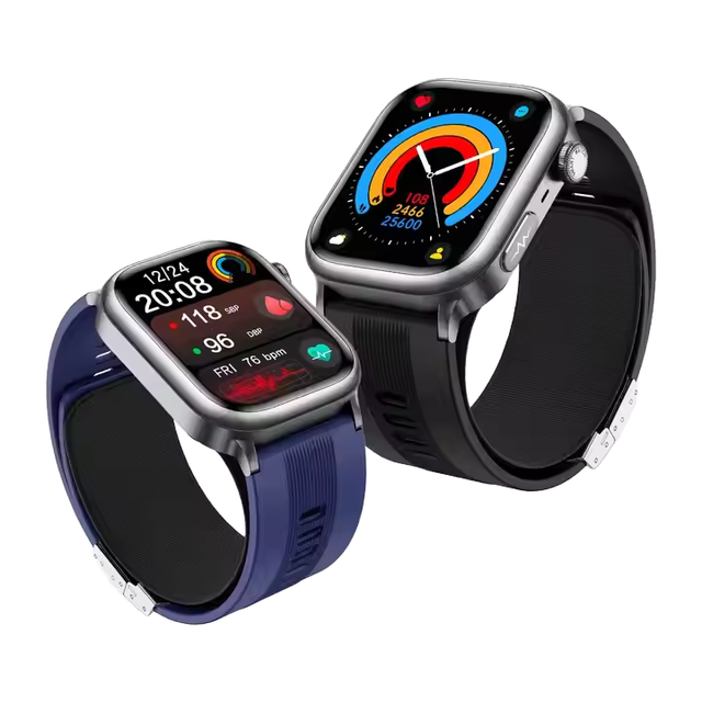 TK66 Air Pump Smart Watch AMOLED Precise Pressure Heart Rate Body Temperature ECG Health Tracker Smartwatch