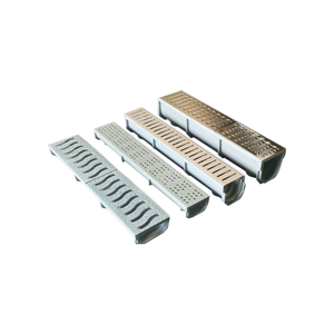 Caniveau en résine polyvalent pour <span class=keywords><strong>les</strong></span> travaux d'ingénierie municipale, scolaire et de terrains de jeux - Product Image 3