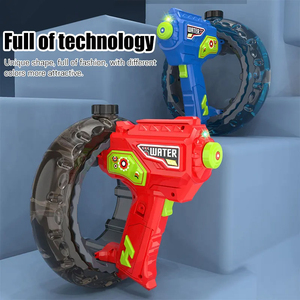 Nueva pistola de agua eléctrica de anillo de energía, pistola de agua fría ligera de gran capacidad, juguete de <span class=keywords><strong>juego</strong></span> de tiro al aire libre para niños con ráfaga de un botón - Product Image 3