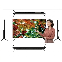 Téléviseur intelligent LED Weier 43 pouces FHD Android 13 sans cadre LCD noir 50Hz pour la maison et le bureau