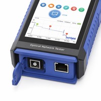 OTDR NOVKER NK4200 Mini OTDR pour contrôle par application, zone morte de 100 km, testeur de fibre optique portable de 1,5 m, G.652 SM, écran tactile 4,3 pouces 800x480, 8 Go, FTTH