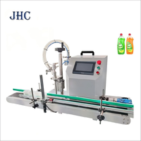 Machine de remplissage semi-automatique à tête unique pour bouteilles en plastique, boissons, miel, huile, shampoing, yaourt, jus, lait, haute précision