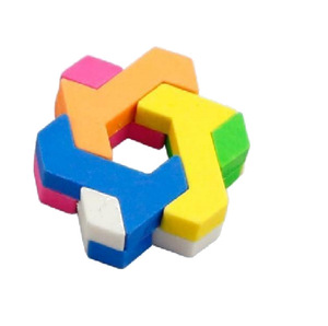 Gommes à effacer amusantes en forme de puzzle, gommes à effacer en caoutchouc pour enfants, cadeaux promotionnels pour fêtes d'enfants, récompenses pour la salle de classe, papeterie, gomme à effacer 3D en forme de puzzle - Product Image 3