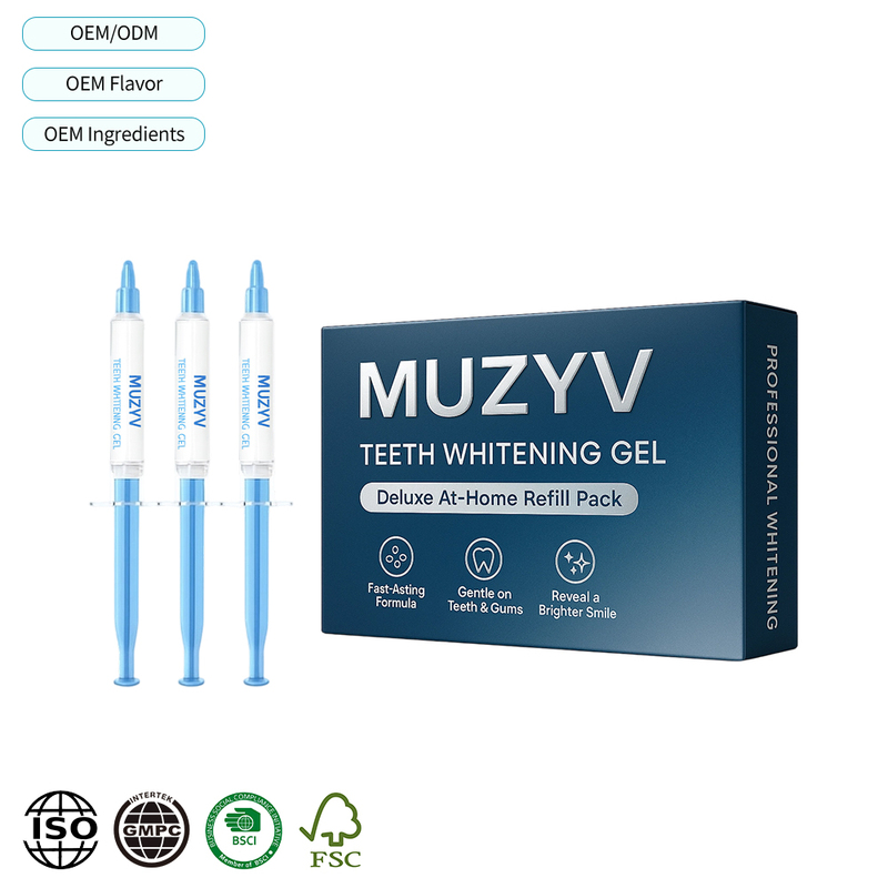 Private Label Custom Teeth Whitening Gel
