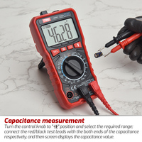 TASI TA801B True RMS Digital Multimeter Auto Manual Range NCV VFC AC DC Voltage Current Resistance Capacitance Tester Multimeter