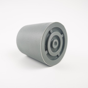 Manchons tubulaires en plastique gris épais pour pieds de chaise d'hôpital, patins de base durables antidérapants et amortisseurs - Product Image 2