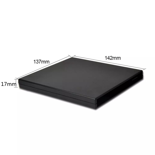 Slim Portable 12.5mm External DVD Drive Enclosure CD DVDRW Player for