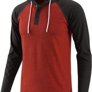 Men's Casual Athletic <b>Workout</b> <b>Hoodie</b> Lightweight Embroidered Jersey Sweatshirt with Long Sleeve and Drawstring - Product Image 5