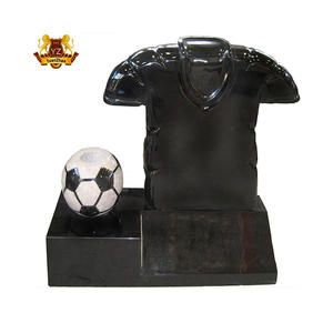 カスタムデザインUSAモニュメント墓石天使デザイン黒大理石墓石天使赤ちゃん用 - Product Image 5