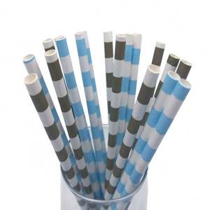 Pailles en papier jetables en pulpe de bois biodégradable pour jus - Écologiques et recyclables - Product Image 6