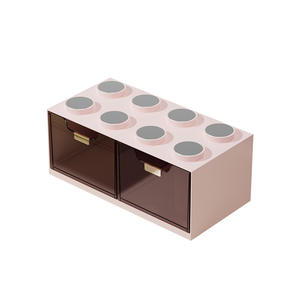 Boîte de rangement cosmétique en <span class=keywords><strong>plastique</strong></span> transparente, empilable, type <span class=keywords><strong>tiroir</strong></span>, boîte de finition de <span class=keywords><strong>bureau</strong></span>, rangement de fournitures de <span class=keywords><strong>bureau</strong></span> - Product Image 5