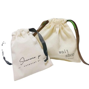 Bolsa de Algodón con Cordón, Personalizada, Pequeña, de Lona, Orgánica, para Regalos, al por Mayor - Product Image 1