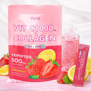 Colágeno en Polvo Blanqueador de Piel HALAL OEM, Sabor Fresa, 1000mg, Vitamina C, Bebida de Colágeno en Polvo - Product Image 1