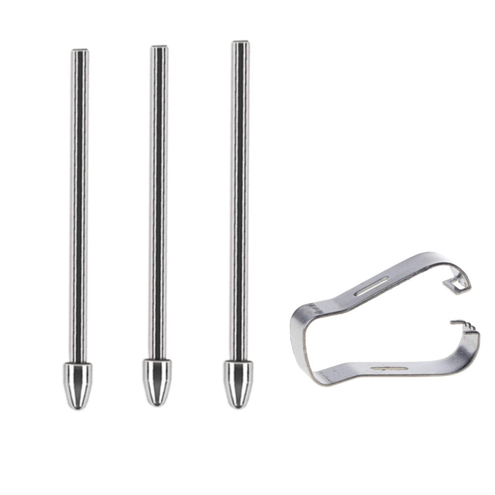 ปลายเงิน 3 ชิ้นพร้อมคลิป