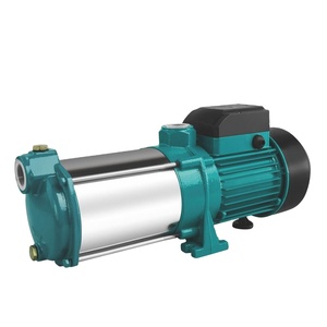 ปั๊มหอยโข่งแบบหลายใบพัดแนวนอน 0.55KW 0.75HP แรงดันสูง สแตนเลส ขายส่ง - Product Image 1