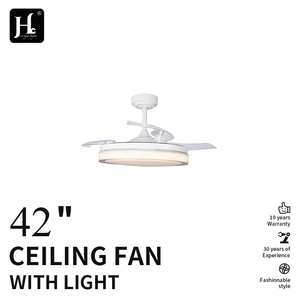 Ventilateur de plafond à LED invisible de 42 pouces avec lumière et télécommande - Product Image 2