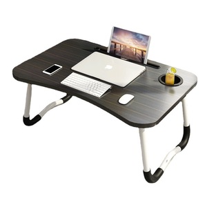 Foldable Wood Dormitory <b>Study</b> <b>Desk</b> Eco-Friendly Stackable Small Bed <b>Desk</b> for Lazy Persons - Product Image 1