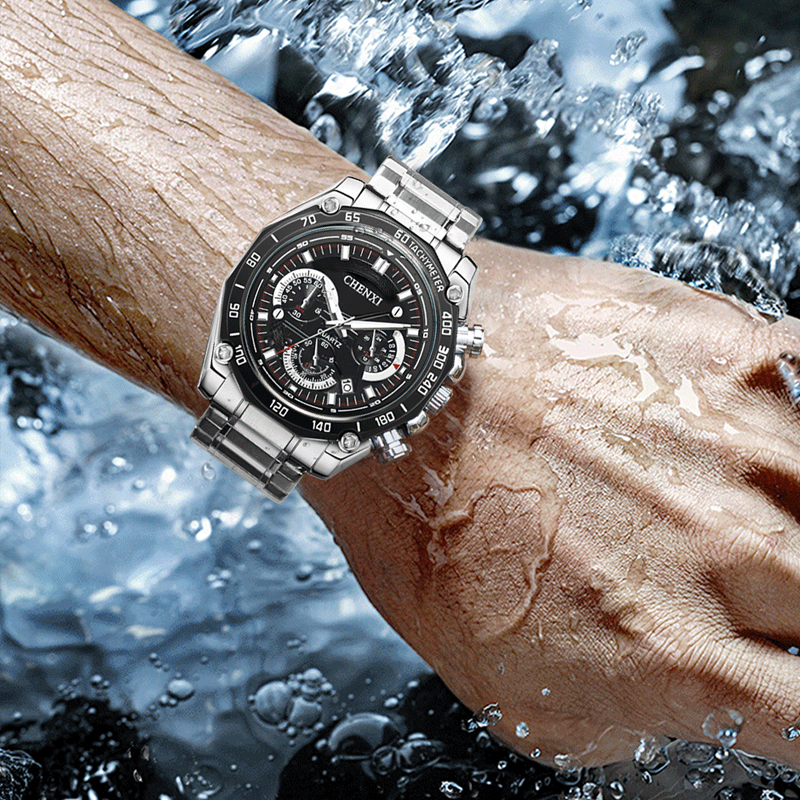 CHENXI 929 Men's Quartz Movement Watch - Stainless Steel Luxury