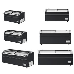 Réfrigérateur commercial à double porte vitrée de 800 L, congélateur profond pour la présentation de glaces et de sucettes glacées, idéal pour les supermarchés et les magasins de proximité - Product Image 5