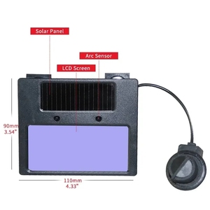Máscara de Soldadura Eléctrica True Color con Batería Solar y Atenuación Automática para TIG, MIG, MMA, MAG, KR, KC - ¡Nueva! - Product Image 6