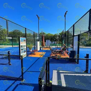 Exito Cancha De Padel De Nuevo Diseno, Padel Cancha Panoramica, Gran Oferta En Todo El Mundo Con Un Alt Nivel