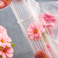 Sacs à emporter personnalisés pour aliments, sacs en plastique transparents, sacs de transport, sacs de courses pour restaurant