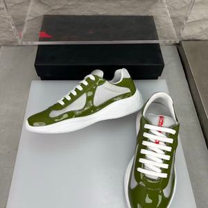 Chaussures de course en daim légères de haute qualité au design luxueux, chaussures de luxe haut de gamme vertes tendance PADDS - Product Image 4