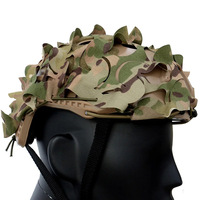 Camouflage en maille respirante Housse de casque en maille rapide tactique Housse de casque tactique Housse de casque rapide pour équipement de terrain