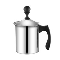 Mousseur à lait manuel portatif, de qualité alimentaire, écologique, design moderne et minimaliste pour l'art latte et les cafés