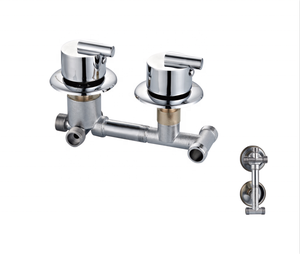 <span class=keywords><strong>Miscelatore</strong></span> Cromato a 3 Vie in Ottone 12 Litri/Min Rubinetteria Sanitaria per Vasca e Doccia - Product Image 1
